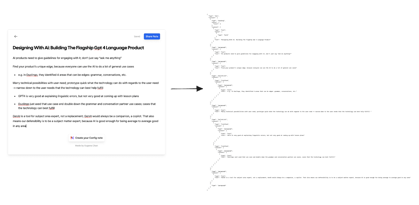 json object